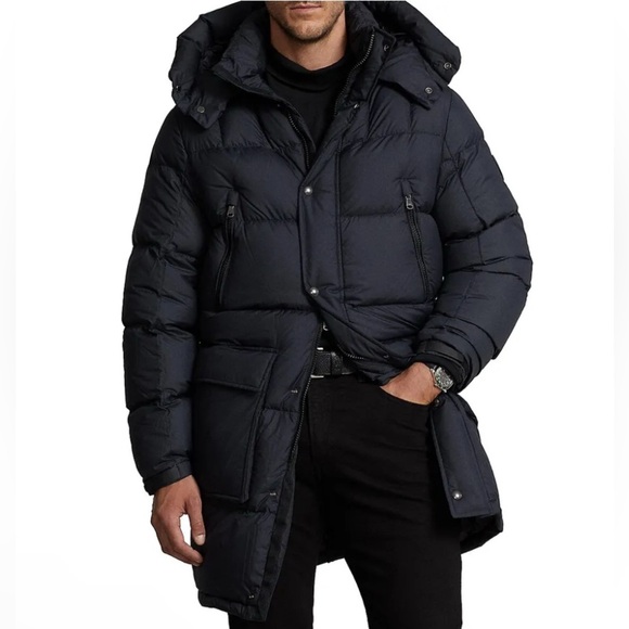 NWOT Polo Ralph Lauren Men’s Big Tall Water Repellent Down Puffer Coat Size 2XLT - Picture 1 of 11